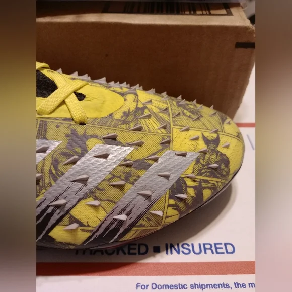 ADIDAS PREDATOR MARVEL WOLVERINE CLEATS - Picture 7 of 13